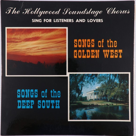 Hollywood Soundstage Chorus Songs Of The Golden West / Deep South 1958 LP Record - Picture 1 of 16